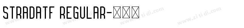 StradaTF Regular字体转换